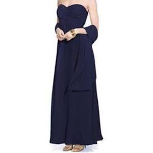 Ralph Lauren strapless formal dress.